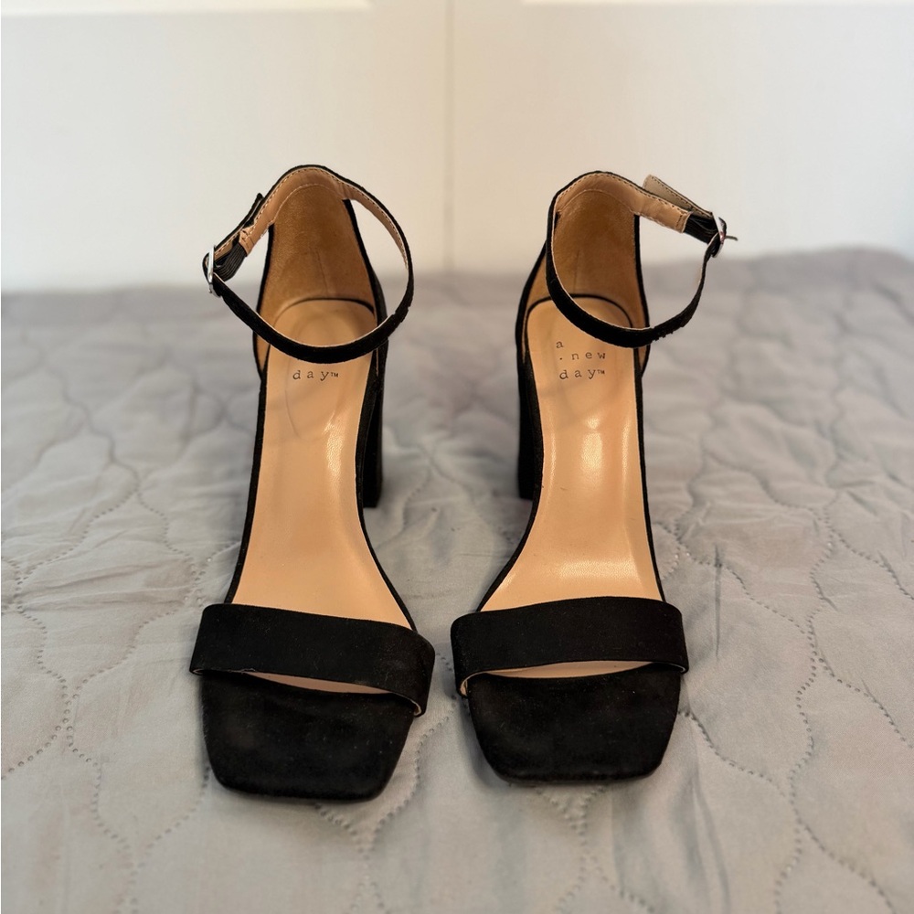 A New Day Ankle-Strap Block Heels